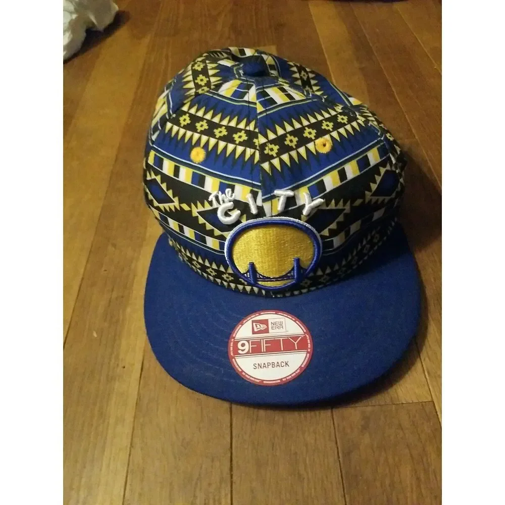 New Era Golden State Warriors 9Fifty The City NBA Snapback Hat Hardwood Classics